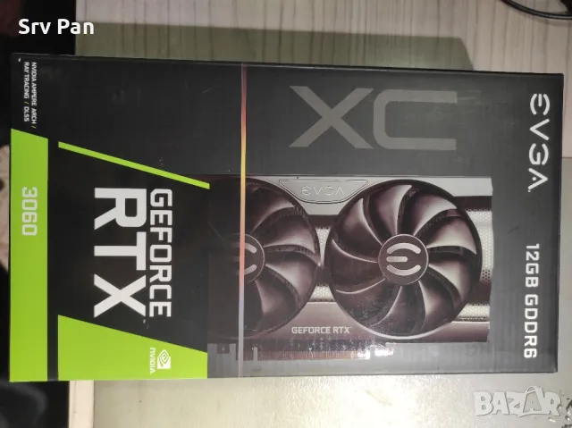 Видео карта Nvidia GeForce RTX 3060, 12GB, EVGA XC GAMING