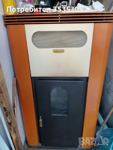 Пелетна  камина с горелка и радиатори Дипломат