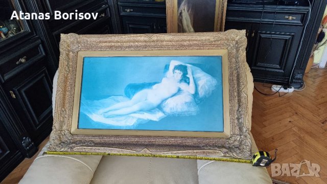 Масло върху платно. Репродукция на картини на Франчески Гоя, снимка 8 - Антикварни и старинни предмети - 39229274