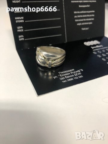 Сребърен пръстен, снимка 3 - Пръстени - 40576837