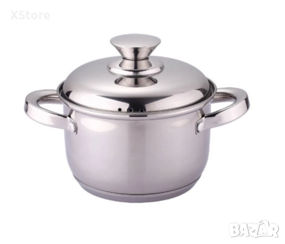 Тенджера Rosberg 18/20/22/24/26 см, Неръждаема стомана