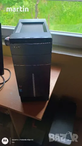 Acer Aspire AMC605+iiyama prolite t2252mts b3/75Hz, 2ms, снимка 3 - Геймърски - 33814102