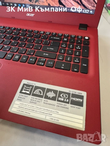 Лаптоп Acer Aspire E15, снимка 3 - Лаптопи за дома - 53483604