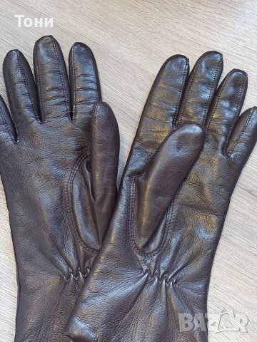 Дамски ръкавици естествена кожа , снимка 5 - Ръкавици - 38205264
