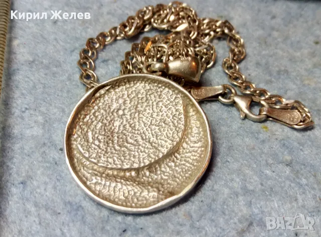 ESPER БУТИКОВ СРЕБЪРЕН ПЕНДАНТ със СРЕБЪРНО КОЛИЕ ВЕРИЖКА СРЕБРО 925 РЪЧНА АРТ ИЗРАБОТКА 49839, снимка 11 - Колиета, медальони, синджири - 49247950