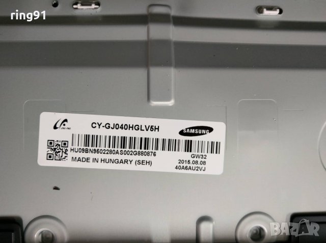 Телевизор Samsung UE40JU6000W На части, снимка 6 - Части и Платки - 26780790