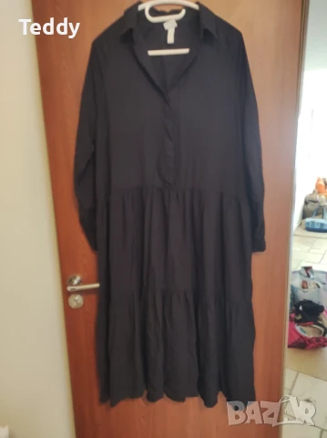 Стилна рокля H&M, вискоза, снимка 4 - Рокли - 51103096