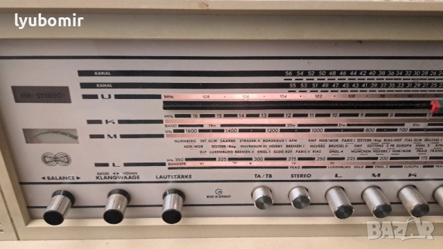 Бял Грундиг., снимка 9 - Ресийвъри, усилватели, смесителни пултове - 51999142