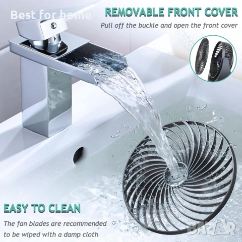 SHAVINGFUN Настолен , мини , USB вентилатор,  5 нива на скорост, въртящ се на 360 градуса, снимка 5 - Вентилатори - 50849643