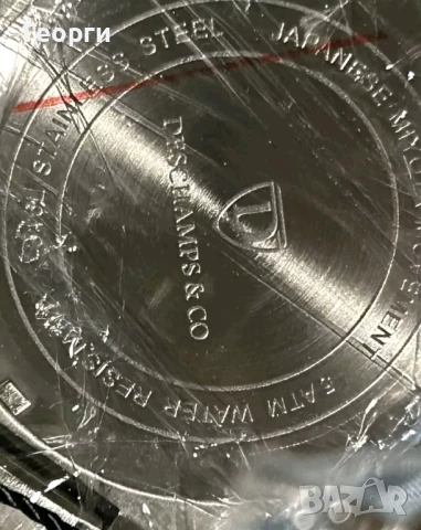 Автоматичен Мъжки Часовник Deschamps & Co, снимка 6 - Мъжки - 51384729