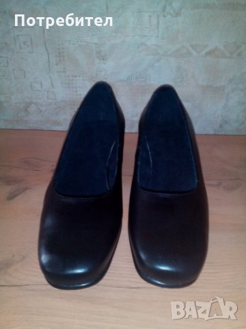 Черни нови дамски обувки от естествена кожа №41, снимка 11 - Дамски ежедневни обувки - 34743789