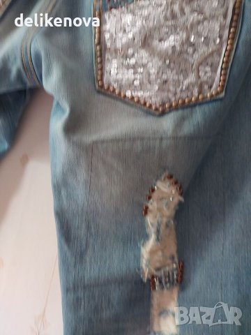 Уникат! Rossodisera. Original. Made in Italy Size 29, снимка 4 - Дънки - 40831587