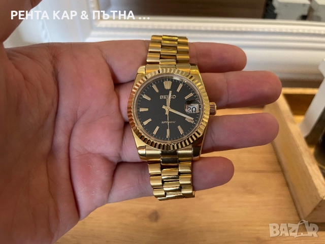 Seiko Datejust Gold - 36mm Automatic, снимка 5 - Мъжки - 52582789
