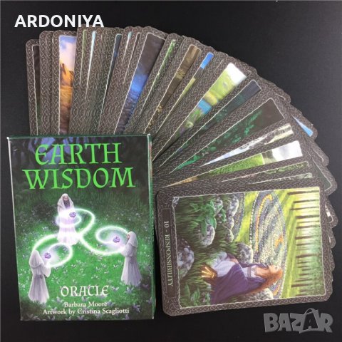 Earth Wisdom Oracle - оракул карти , снимка 5 - Други игри - 37404602