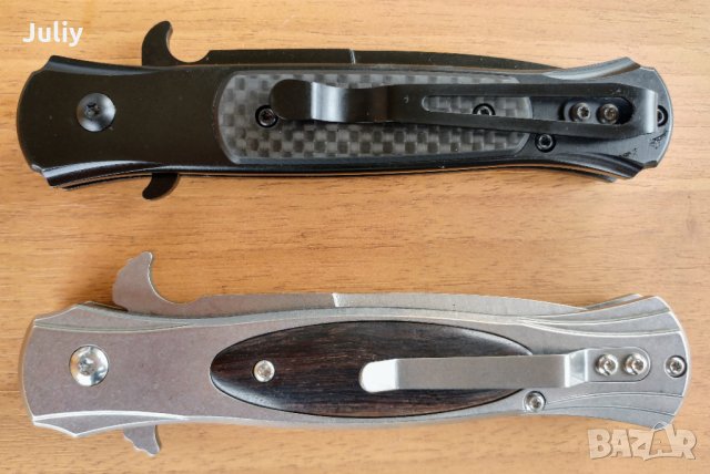 Автоматичен нож SOG NKSOG016 / Blackfield Carbon , снимка 16 - Ножове - 28113603