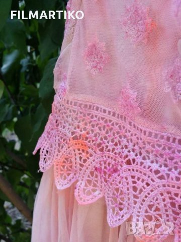 Ръчно обагрена детска рокля, снимка 2 - Детски рокли и поли - 28635533