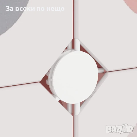 Детски кубичен шкаф за съхранение с 6 куба, розов Код P873, снимка 5 - Шкафове - 50993714