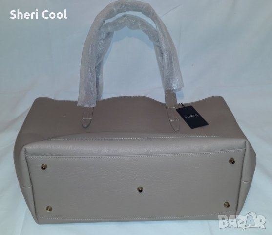 Furla Tote L Begie Gris, снимка 12 - Чанти - 43370477