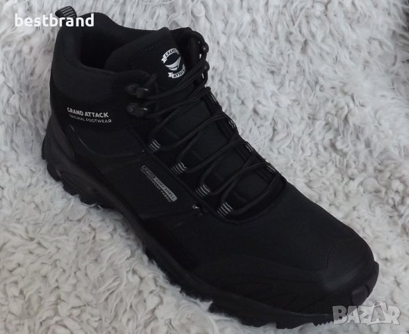 Маратонки, високи, черни, код 617/87