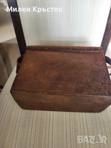 Винтидж дамска чанта Genuine Leather от 60те години , снимка 7 - Чанти - 42970247