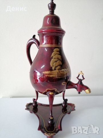 Стара холандска кана за чай, снимка 4 - Антикварни и старинни предмети - 37236100