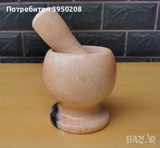 Каменно хаванче за стриване на чесън, снимка 1 - Аксесоари за кухня - 44015701