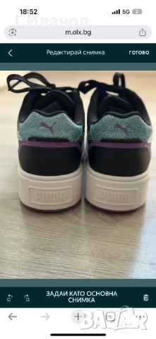 Puma черни кецове, снимка 2 - Кецове - 52311349