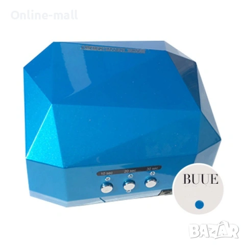 Професионална Хибридна UV/LED Лампа за Маникюр 36W – Компактен Дизайн в 7 Цвята с Подвижно Дъно, снимка 4 - Продукти за маникюр - 53244323