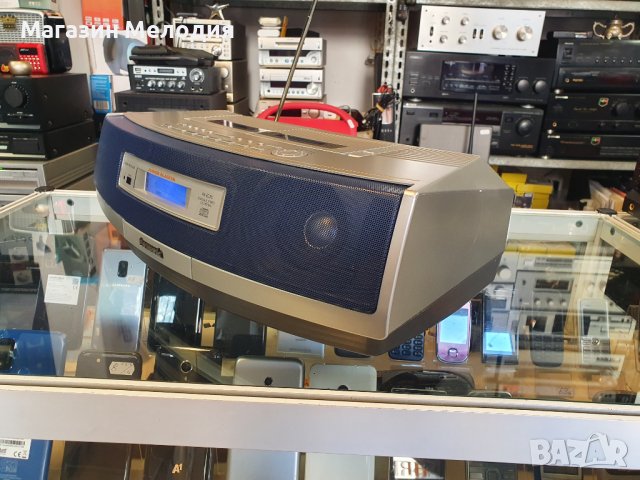 Радиокасетофон с две касети, диск, радио и aux. Panasonic RX-ED50 В отлично техническо и визуално съ, снимка 3 - Ресийвъри, усилватели, смесителни пултове - 38680944