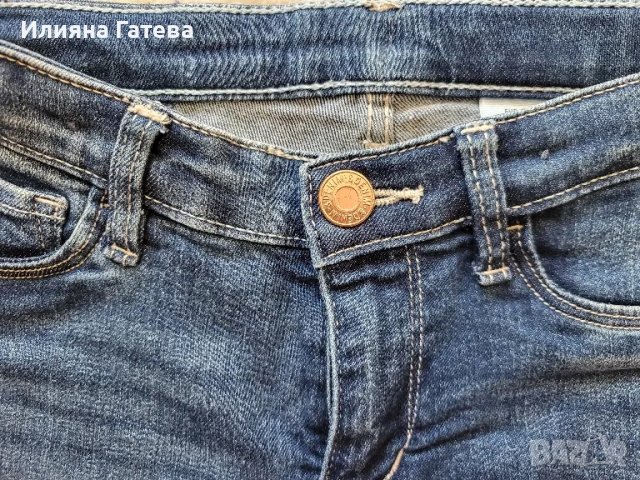 Дънки за момиче 7-8г обувани броени пъти , снимка 2 - Детски панталони и дънки - 47587557