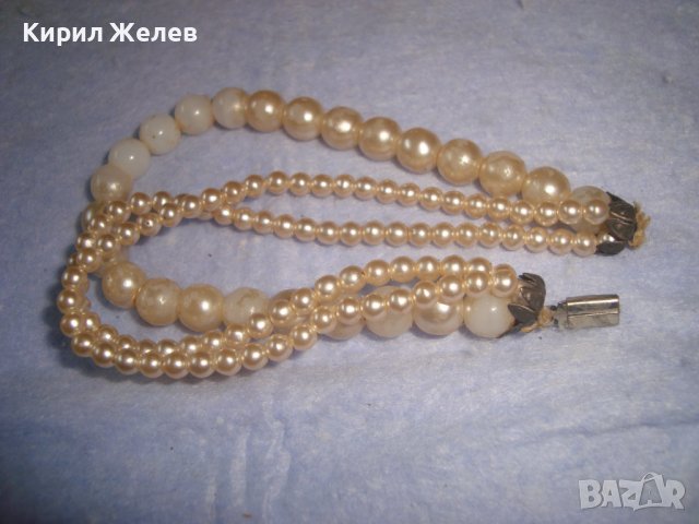 СТАРА ПЕРЛЕНА АР НУВО СТИЛ ТРОЙНА РЕТРО АРТ ГРИВНА 63161