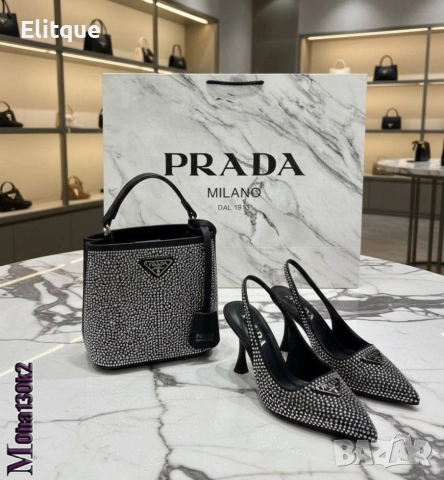 обувки на ток prada, снимка 5 - Дамски обувки на ток - 52612274