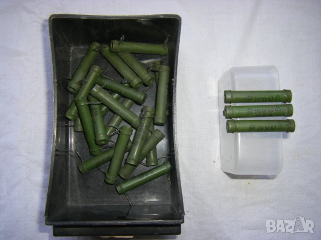 Немски резистори RFT - 200кОм/3 Вата,500КоМ/3 Вата и 800кОм/3 Вата