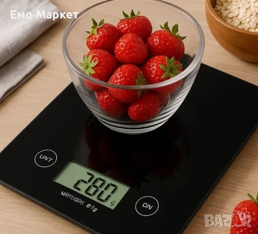 Кухненска везна Rosberg Premium, 5 кг., LCD екран