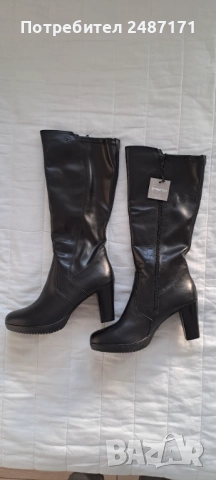 Нови елегантни дамски ботуши на ток Tamaris