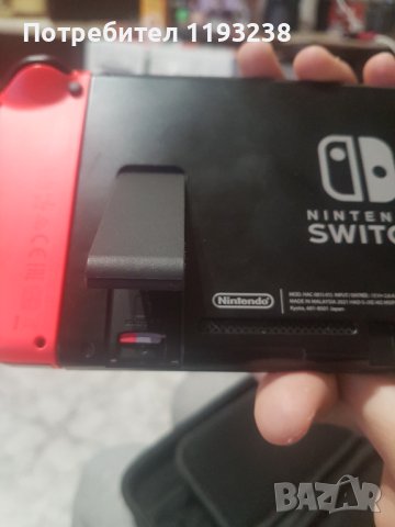 Nintendo Switch с допълнителна карта памет 128 гб, снимка 6 - Nintendo конзоли - 43534866