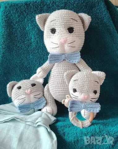 Комплект от 3 плетени играчки 