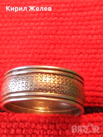 Стар ОРНАМЕНТИРАН СРЕБЪРЕН РЕТРО ПРЪСТЕН ОКСИДИРАНО СРЕБРО 925 МАЙСТОРСКА ИЗРАБОТКА Тип ХАЛКА 40622, снимка 2 - Антикварни и старинни предмети - 42646410