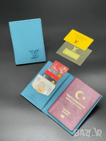 портмонета от естествена кожа в кутия louis vuitton , снимка 18 - Портфейли, портмонета - 51404368