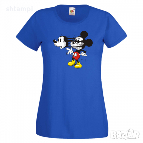 Дамска тениска Mickey Mask Мини Маус,Микки Маус.Подарък,Изненада,, снимка 2 - Тениски - 36526353