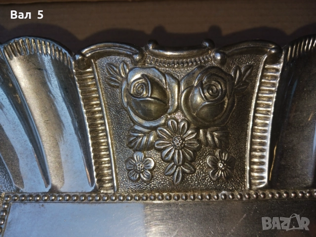 Стара красива метална фруктиера, снимка 3 - Антикварни и старинни предмети - 52133948