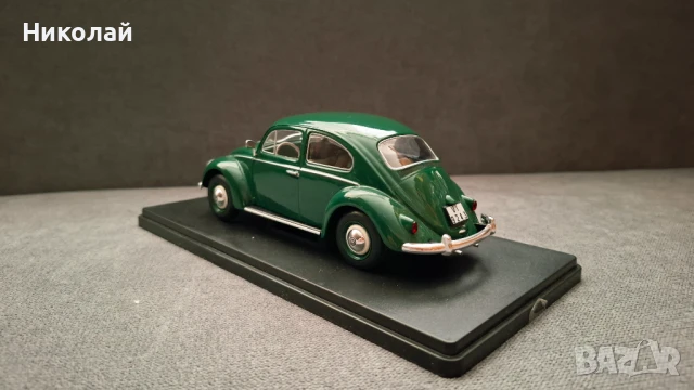 1960 Volkswagen Beetle/Escarabajo 1200 1:24 Hachette/Salvat Diecast Колекционерски модел количка, снимка 6 - Колекции - 46442674