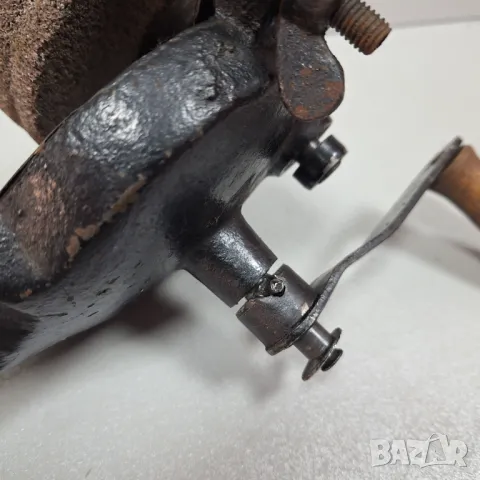 Стар, здрав, работещ Ръчен Шмиргел, снимка 15 - Други инструменти - 48779090