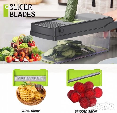 14 в 1 Кухненско ренде VEGETABLE CHOPPER, снимка 5 - Други - 39381855