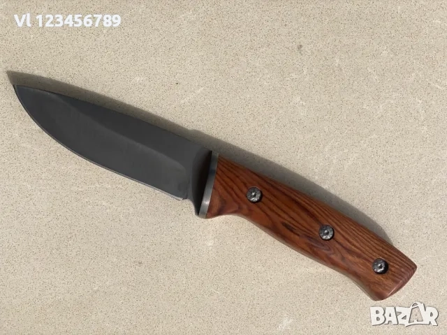 Ловен нож масивен фултанг 110x220-кания кожа, снимка 6 - Ножове - 52189913