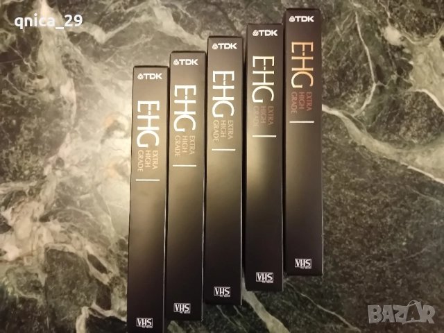 TDK EHG 180/195/240 VHS видео касети /2/, снимка 4 - Декове - 52334507