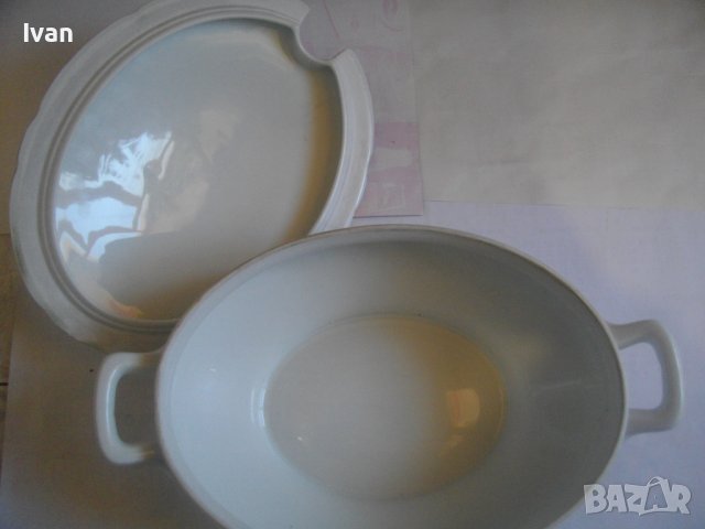 BAVARIA-Нов Голям Немски Порцеланов Супник-Златен Кант-Бавария, снимка 9 - Сервизи - 39726832