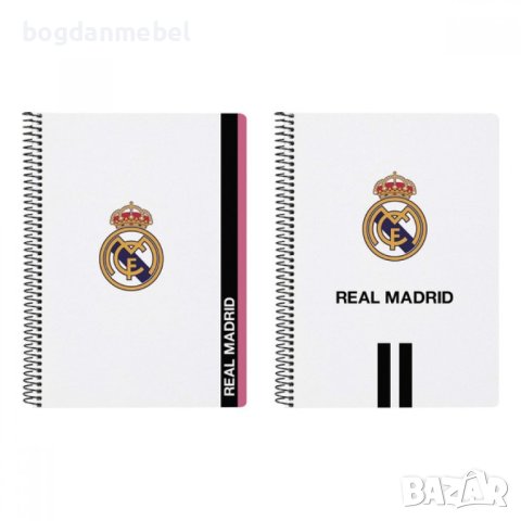 Бележник със Спирала Real Madrid C.F., A5, снимка 1 - Ученически пособия, канцеларски материали - 43940275
