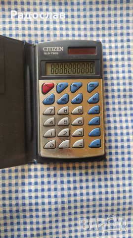 стар калкулатор CITIZEN , снимка 3 - Друга електроника - 43157564