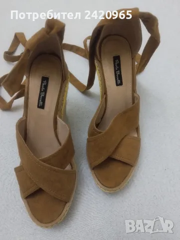 Paolo Boccelli сандали на платформа , снимка 3 - Сандали - 48042681